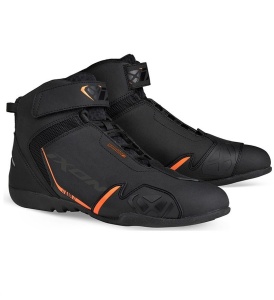 Ghete moto Roadster barbati All Season Ixon model Gambler MS culoare: negru/portocaliu