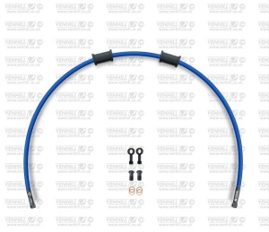 Kit conducta frana spate Venhill POWERHOSEPLUS SUZ-7021RB-SB (1 conducta in kit) Solid blue hoses, black fittings
