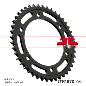 Kit de lant D.I.D Chain - Argintiu chain 428 VX, X-ring (X, NX, QX, XS), CHK front sprocket JT, CHK rear sprocket JT pentru YAMAHA YBR 250 2007-2011 - Img 6