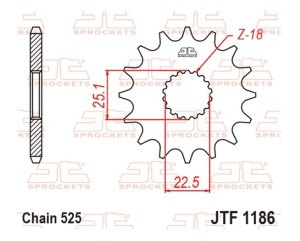 Kit de lant D.I.D Chain - Argintiu chain 525 ZVM-X, X-ring (X, NX, QX, XS), CHK front sprocket JT CHK rubber cushioned, CHK rear sprocket SUPERSPROX STEALTH pentru TRIUMPH Thruxton 1200 2016-2020 - Img 3