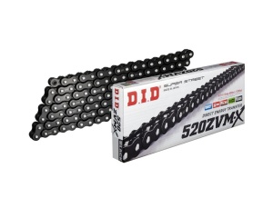 Kit de lant D.I.D Chain - Argintiu lant 520 ZVM-X, X-Ring, pinion fata JT, foaie spate JT pentru HONDA CL 500 2023-2025
