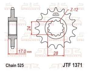 Kit de lant D.I.D Chain - Argintiu lant 525 VX, X-Ring, pinion fata JT cauciucat, foaie spate SUPERSPROX STEALTH pentru HONDA CB 600 F Hornet (S ABS) 1998-2006 - Img 3