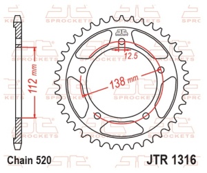 Kit de lant D.I.D Chain - Auriu chain 520 VX, X-ring (X, NX, QX, XS), CHK front sprocket JT, CHK rear sprocket JT pentru HONDA X-ADV 750 2017-2025 - Img 6