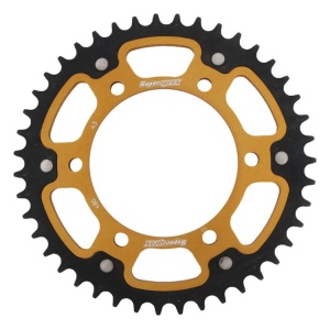Kit de lant EK - Argintiu chain 525 SRO, O-ring, CHK front sprocket JT CHK rubber cushioned, CHK rear sprocket SUPERSPROX STEALTH pentru YAMAHA MT-07 700 2014-2024 - Img 4