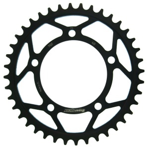 Kit de lant EK - Argintiu chain 525 SRX, X-ring (X, NX, QX, XS), CHK front sprocket SUPERSPROX, CHK rear sprocket SUPERSPROX pentru APRILIA RSV4 1000 R (Factory) 2010-2013 - Img 3