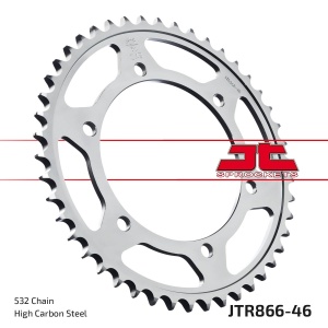 Kit de lant EK - Argintiu chain 530 SRX, X-ring (X, NX, QX, XS), CHK front sprocket JT, CHK rear sprocket JT pentru YAMAHA YZF 1000 R Thunderace 1996-2002 - Img 6