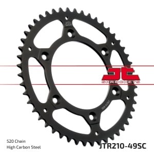 Kit de lant EK - Argintiu lant 520 SRO, O-ring, pinion fata JT, foaie spate JT pentru HONDA CR 250 R 2005 - Img 5