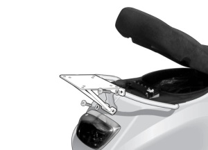 Kit de prindere cutie Top Master SHAD V0LX55ST pentru PIAGGIO/VESPA LX 125 2005-2014, PIAGGIO/VESPA LX 50 2005-2014