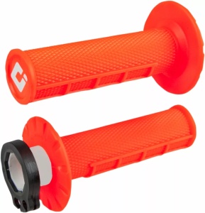Mansoane moto V2 Waffle rosu fluo