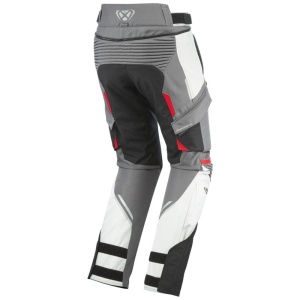 Pantaloni motociclete barbati Touring/Adventure Ixon All season model Midgard MS culoare: gri/negru/rosu - Img 2