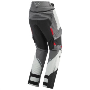 Pantaloni motociclete femei Touring/Adventure Ixon All season model Midgard LS culoare: gri/negru/rosu - Img 2