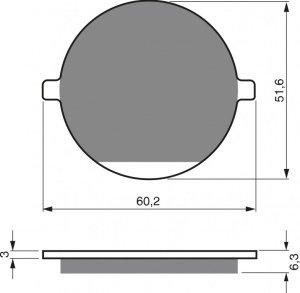 Placute de frana GOLDFREN 097 S3