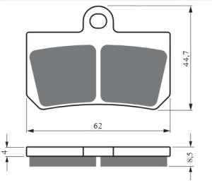 Placute de frana GOLDFREN 417 AD OFF-ROAD FRONT