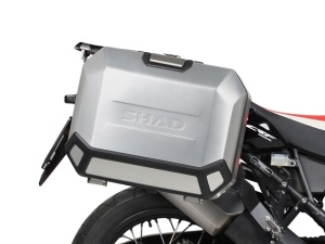 Set complet cutii aluminiu laterale, 36L / 47L SHAD TERRA NEGRU, include kit montare SHAD HONDA CRF 1000 Africa Twin - Img 14