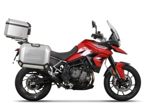 Set complet cutii aluminiu SHAD TERRA (negru), 37L cutie centrala 36L / 47L cutii laterale, incluzand kit montare si placa SHAD TRIUMPH Tiger 900 - Img 21
