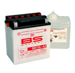 Baterie conventionala BS-BATTERY BB10L-A2 (YB10L-A2) include electrolit