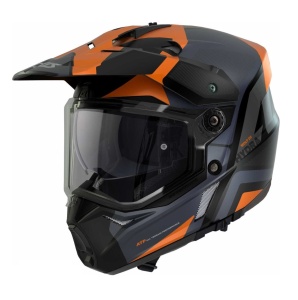 Casca adventure/touring/off road Axxis model Wolf DS Hydra B4 portocaliu mat - tip viziera: MT-V-20 - Img 2
