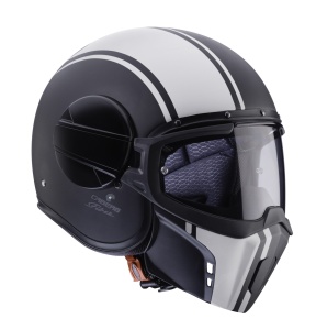 Casca Caberg model Ghost Legend negru/alb mat - fibra de sticla - Img 2