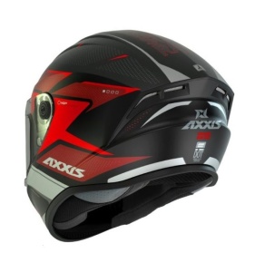 Casca integrala Axxis model Draken S Sunray B5 rosu fluor lucios - tip viziera: MT-V-18C - Img 3