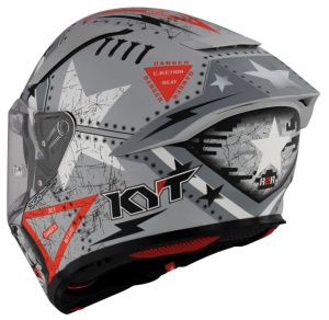 Casca integrala KYT R2R MAX ASSAULT GREY ECE 22.06 - Img 2