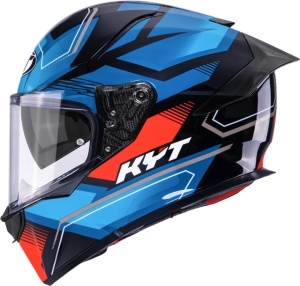 Casca integrala KYT R2R PARSEC BLK/BLUE/RED ECE 22.06 - Img 8