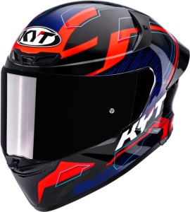 Casca integrala KYT TT-REVO SPEEDING MATT GRL BLK/RED/BLUE ECE 22.06