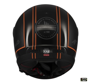 Casca integrala MT Jarama SV Wild B1 negru mat - model Retro - Cafe Racer (ochelari soare integrati) - tip viziera: MT-V-32 - Img 5