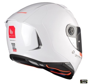 Casca integrala MT Revenge 2 S A0 alb lucios - omologare noua ECE 22.06 - tip viziera: MT-V-14B - Img 3