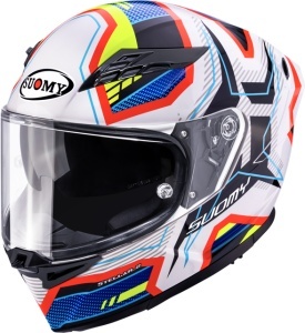 Casca integrala SUOMY STELLAR 2 BLACKSTAR WHT/BLUE ECE 22.06