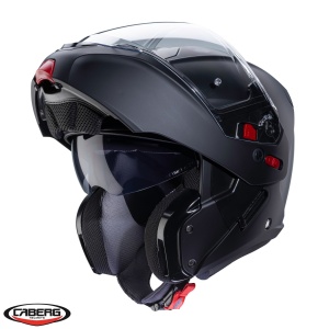 Casca modulabila (flip-up) Caberg model Horus X negru mat Pinlock ready - lentila Pinlock inclusa - Img 3