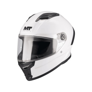 Casca moto copii MT Stinger 2 Kids Pure A0 alb lucios