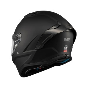 Casca copii MT Stinger 2 Kids Pure A1 negru mat, vedere din spate