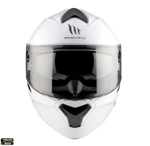 Casca moto flip-up MT Genesis SV A0 Alb Lucios - Img 6