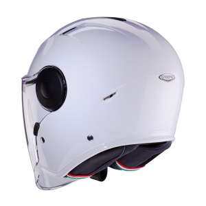 Casca open face (jet) Caberg model Soho SV A1 alb lucios - Img 4