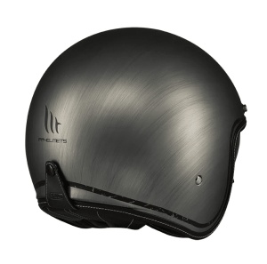 Casca open face motociclete MT Le Mans 2 S SV Scratched Chrome A2 gri mat (ochelari soare integrati) - omologare noua ECE 22.06 - Img 8