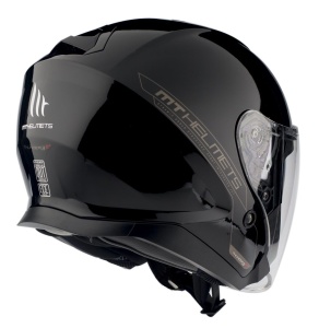 Casca open face MT Thunder III SV Jet A1 negru lucios (ochelari soare integrati) – tip MT-V-19 - Img 3
