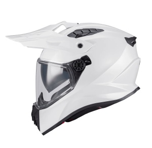 Casca touring/adventure MT Track SV Pure A0 alb lucios - Img 4