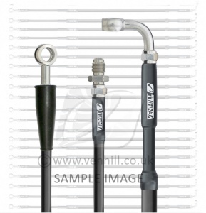 Conducta frana fata Venhill K02-1-024/P-BK Negru