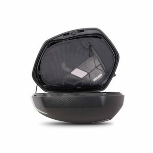 Cutii laterale cu capace colorate SHAD SH36 New titanium pereche cu premium lock - Img 4