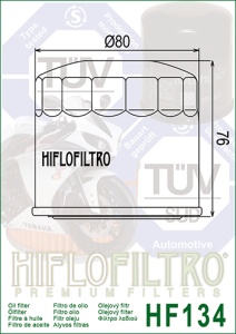 Filtru de ulei HIFLOFILTRO HF134 - Img 2