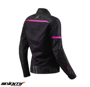 Geaca femei Racing vara Seventy SD-JR30.2 Mojave negru roz - Img 3