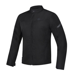 Geaca (jacheta) motociclete barbati Racing/Roadster Ixon vara model Fresh MS culoare: negru - tip croi: Slim Fit