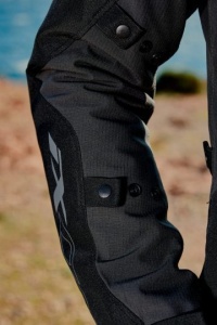 Geaca (jacheta) motociclete barbati textil Roadster Ixon All Season/iarna model Cortex WP MS culoare: negru/gri - Img 4