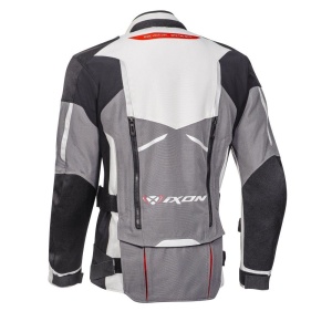 Geaca (jacheta) motociclete barbati Touring/Adventure Ixon All season model Ragnar MS culoare: negru/gri/rosu - Img 2