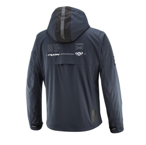 Geaca (jacheta) motociclete barbati Touring/Adventure/Urban Ixon Mid-Season model M-Quarter MS culoare: navy (albastru)/negru (geaca laminata; waterproof si pe exterior) - Img 2
