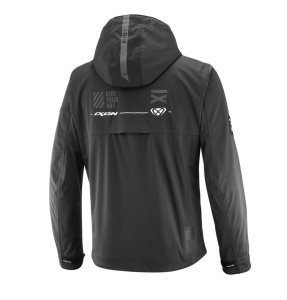Geaca (jacheta) motociclete barbati Touring/Adventure/Urban Ixon Mid-Season model M-Quarter MS culoare: antracit/negru (geaca laminata; waterproof si pe exterior) - Img 2