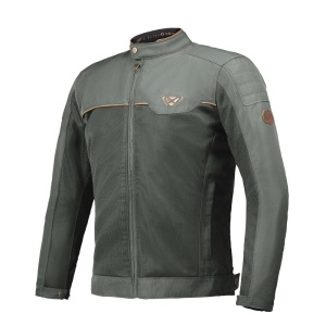 Geaca (jacheta) motociclete barbati Urban/Heritage Ixon vara model Cornet WP MS culoare: verde/maro