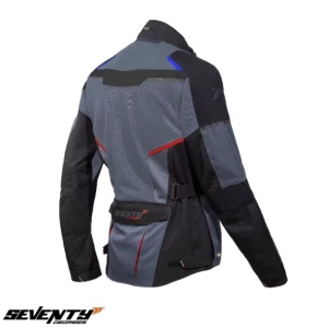 Geacamoto barbati Touring Seventy SD-JT70 Atacama gri/albastru/rosu - Img 2