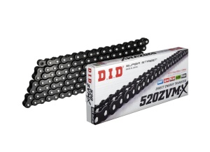 Kit de lant D.I.D Chain - Argintiu chain 520 ZVM-X, X-ring (X, NX, QX, XS), CHK front sprocket JT CHK rubber cushioned, CHK rear sprocket SUPERSPROX pentru DUCATI Supersport 800 2003-2007 - Img 1