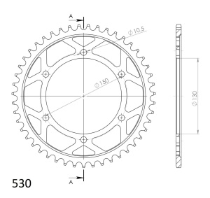 Kit de lant D.I.D Chain - Argintiu chain 530 ZVM-X, X-ring (X, NX, QX, XS), CHK front sprocket JT CHK rubber cushioned, CHK rear sprocket SUPERSPROX pentru YAMAHA FZR 600 1994-1995 - Img 5
